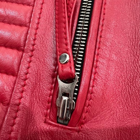 Mr.Bern LA Buttersoft Lambskin Moto Leather Biker Jacket With Silver Hardware - Picture 9 of 15